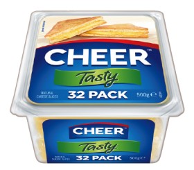 Cheer+Cheese+Slices+32+Pack+Selected+Varieties