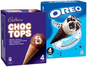 Oreo%2C+Nestl%26eacute%3B+Kit+Kat+or+Cadbury+Choc+Tops+Ice+Cream+4+Pack+Selected+Varieties