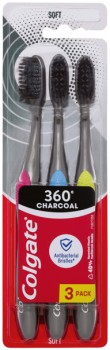 Colgate+360%26deg%3B+Charcoal+Soft+Toothbrush+3+Pack