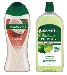 Palmolive+Body+Wash+400mL+or+Foaming+Hand+Wash+Refill+500mL+Selected+Varieties