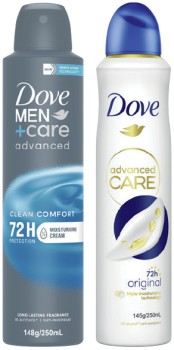Dove+Advanced+Care+Antiperspirant+Spray+250mL+Selected+Varieties