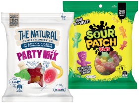 The+Natural+Confectionery+Co.+130-230g%2C+Sour+Patch+Kids+Bag+190g+or+Pascall+Lollies+150-300g+Selected+Varieties