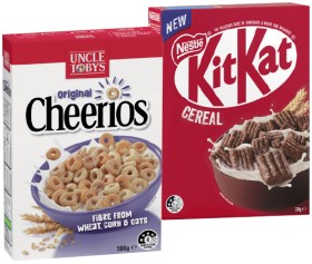 Uncle+Toby%26rsquo%3Bs+Cheerios+450-560g+or+Nestl%26eacute%3B+KitKat+Cereals+330g+Selected+Varieties