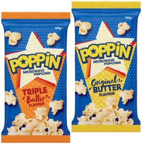 Poppin+Microwave+Popcorn+85-100g+Selected+Varieties