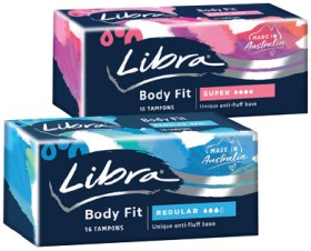 Libra+Tampons+16+Pack+Selected+Varieties