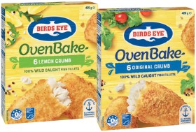 Birds+Eye+Oven+Bake+Fish+Fillets+425g+Selected+Varieties