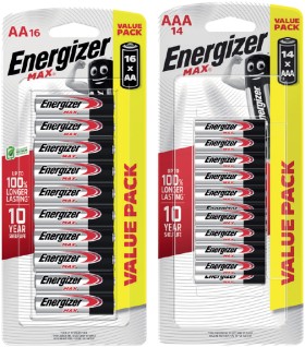 Energizer+Max+Batteries+AA+16+Pack+or+AAA+14+Pack