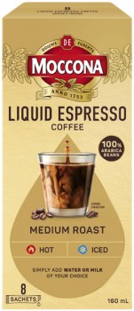 Moccona+Espresso+Liquid+Sachet+8+Pack+Selected+Varieties