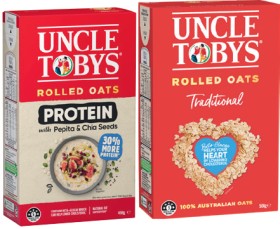 Uncle+Tobys+Rolled+Oats+490%E2%80%91500g+Selected+Varieties