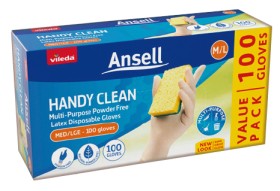 Ansell+Multi%E2%80%91Purpose+Disposable+Gloves+Medium%2F+Large+100+Pack