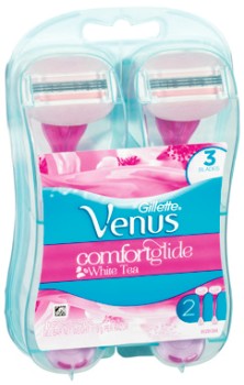 Gillette+Venus+Comfort+Glide+White+Tea+Disposable+Razors+2+Pack