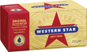 Western-Star-Butter-Block-250g-Selected-Varieties on sale
