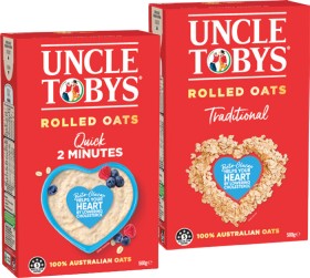 Uncle+Tobys+Oats+490-500g+Selected+Varieties