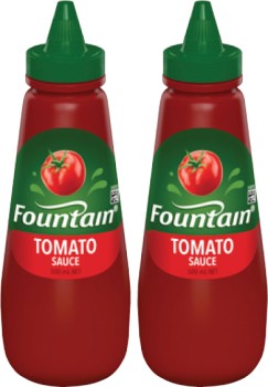 Fountain+Tomato+or+Barbecue+Sauce+500mL+Selected+Varieties