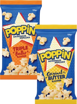 Poppin+Microwave+Popcorn+85%E2%80%91100g+Selected+Varieties