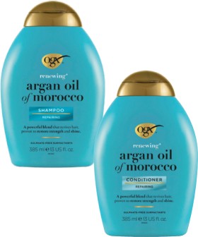 Ogx+Argan+Oil+of+Morocco+Shampoo+or+Conditioner+385mL
