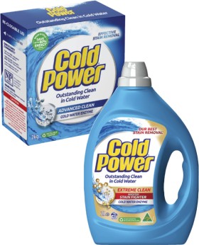 Cold+Power+Laundry+Liquid+2+Litre+or+Powder+2kg