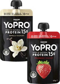 Danone+YoPro+Protein+Yoghurt+Pouch+150g