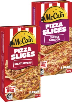 McCain+Pizza+Slices+2+Pack+600g