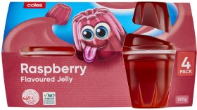 Coles-Raspberry-Jelly-4-Pack-500g on sale