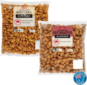 Coles+Australian+Dry+Roasted+or+Natural+Almonds+750g