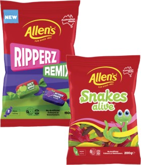 Allens-Lollies-140g-200g on sale