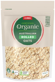 Coles+Organic+Australian+Rolled+Oats+500g
