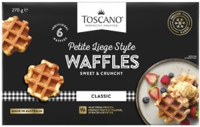 Toscano+Petite+Liege+Style+Waffles+6+Pack+270g