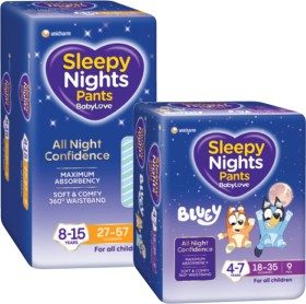 BabyLove+Sleepy+Night+Pants+8+Pack+or+9+Pack