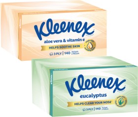 Kleenex+3-Ply+Wellbeing+Facial+Tissues+140+Pack