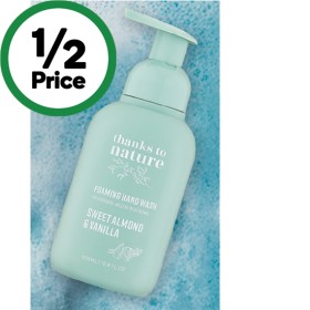 Thanks-To-Nature-Hand-Wash-500ml on sale