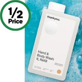 Thankyou-Hand-Body-Wash-Refill-1-Litre on sale