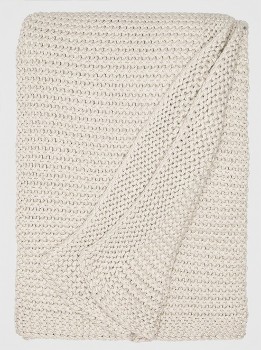 Australian-House-Garden-Norwood-Knitted-Throw-Moonbeam on sale