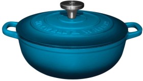 Maxwell+%26amp%3B+Williams+Cast+Iron+Round+Casserole+24cm+-+Midnight+Blue