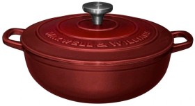 Maxwell+%26amp%3B+Williams+Cast+Iron+Round+Casserole+26cm+-+Merlot