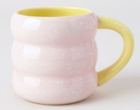 Vue+Bubble+Mugs+-+Pink+With+White+Speckle