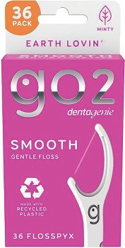 Go2-Dentagenie-Smooth-Gentle-Floss-Flosspyx-36-Pack on sale