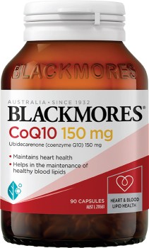 Blackmores-CoQ10-150mg-90-Capsules on sale