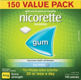 Nicorette+Gum+4mg+Icy+Mint+150+Pack%2A