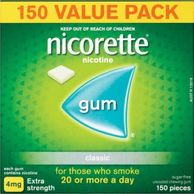 Nicorette+Gum+4mg+Classic+150+Pack%2A