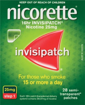 Nicorette+Invisipatch+Step+1+25mg+28+Pack%2A