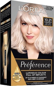 L%26rsquo%3BOr%26eacute%3Bal+Preference+Permanent+Hair+Colour+-+Stockholm+Very+Light+Pearl+Blonde