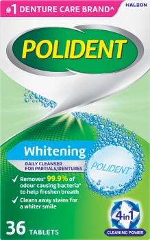 Polident-Whitening-Daily-Cleanser-for-Dentures-36-Tablets on sale