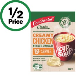 Continental+Cup+a+Soup+50-75g+Pk+2