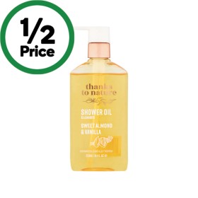Thanks+To+Nature+Shower+Oil+250ml