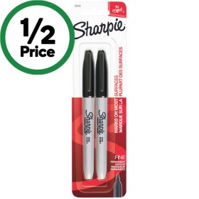 Sharpie+Permanent+Fine+Point+Markers+Pk+2