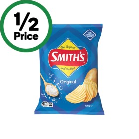 Smith%26rsquo%3Bs+Crinkle+Cut+Potato+Chips+150-170g