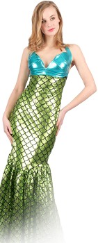 NEW-Costume-Mermaid-Adult-Large-Ea on sale