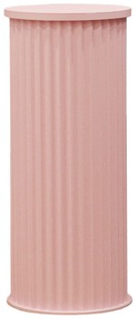 Plinth+Wooden+Ripple+Pink+90cm+x+40cm+HIRE%2A