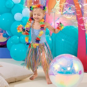 Hula+Skirt+%26amp%3B+Lei+Child+Set